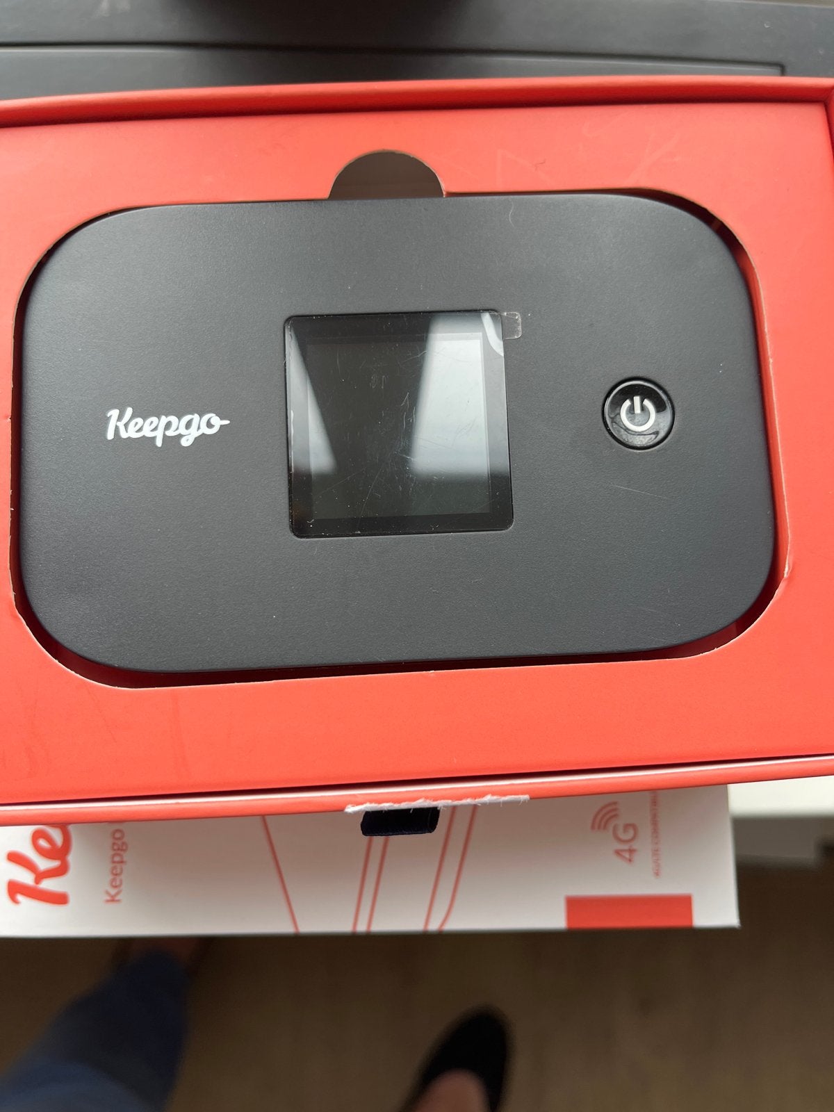 Keepgo Mobiele 4G WiFi Hotspot, Ophalen, Zo goed als nieuw, Router met modem