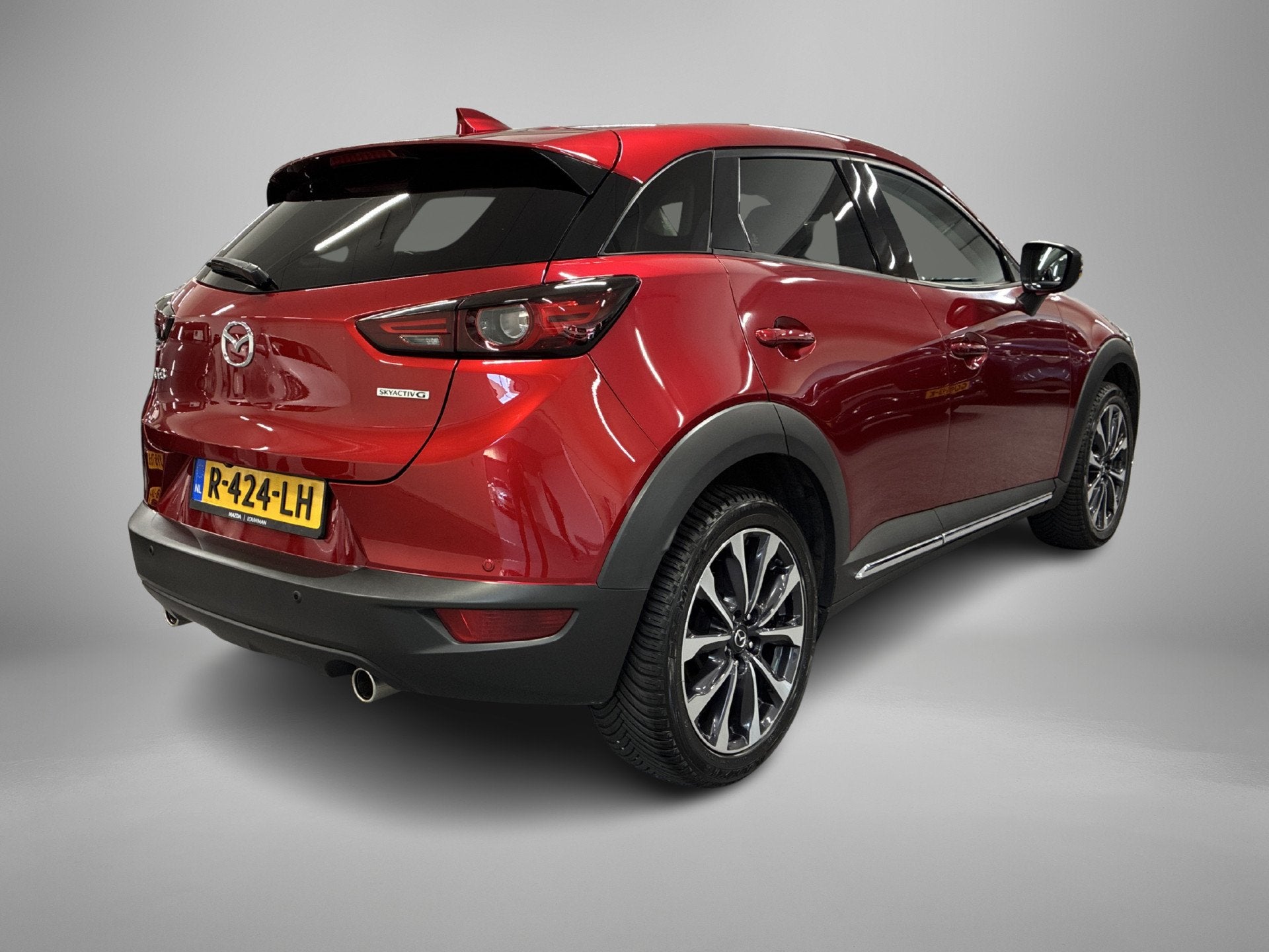 Mazda CX-3 2.0 SkyActiv-G 121 Luxury | Navigatie | Camera |, 4 cilinders, Leder en Stof, Handgeschakeld, SUV of Terreinwagen