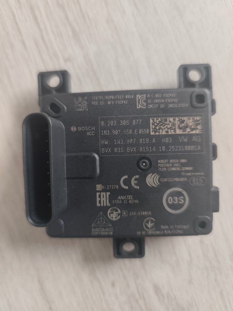 VW / Audi / Seat / Skoda ACC Radar Sensor - 1N3907550E, Ophalen, Nieuw, Audi