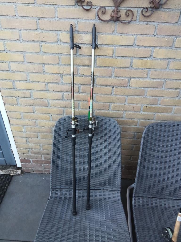 Telescoop hengel s, Ophalen, Zo goed als nieuw, Werphengel