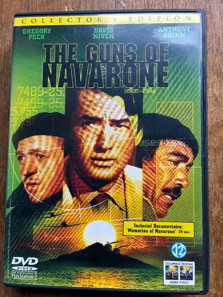 The Guns of Navarone DVD (oorlog , klassieker), 1960 tot 1980, Vanaf 16 jaar, Ophalen of Verzenden, Zo goed als nieuw