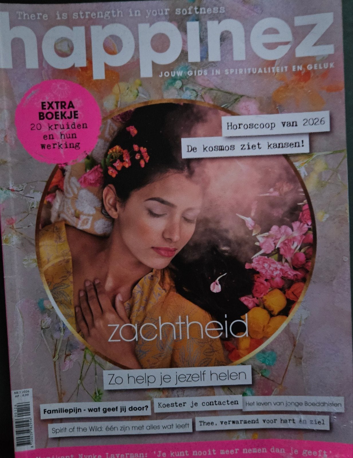 Happinez Magazine - Editie met Julie Piatt en Nynke Laverman, Ophalen of Verzenden, Gelezen, Lichaam en Geest