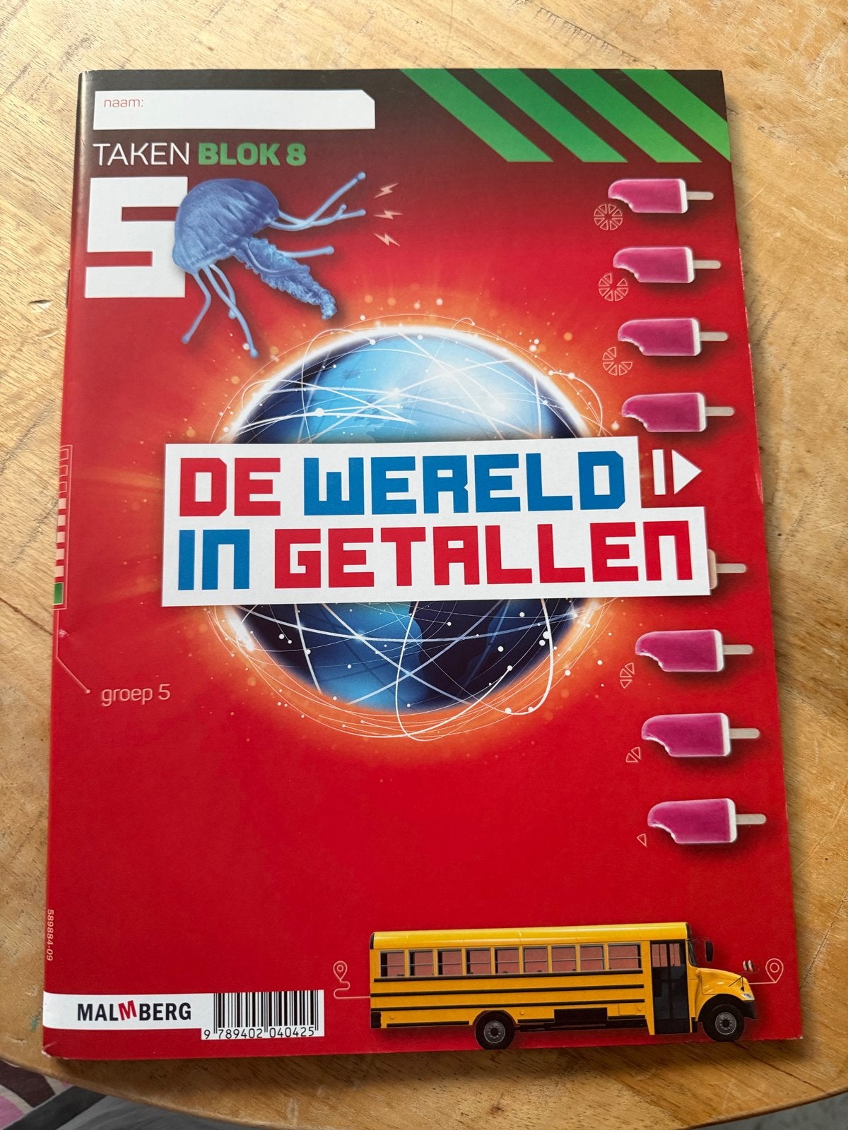 De wereld in getallen, groep 5 blok 8 - Nieuw en ongebruikt, Ophalen of Verzenden, Nieuw, Overige niveaus, Overige vakken