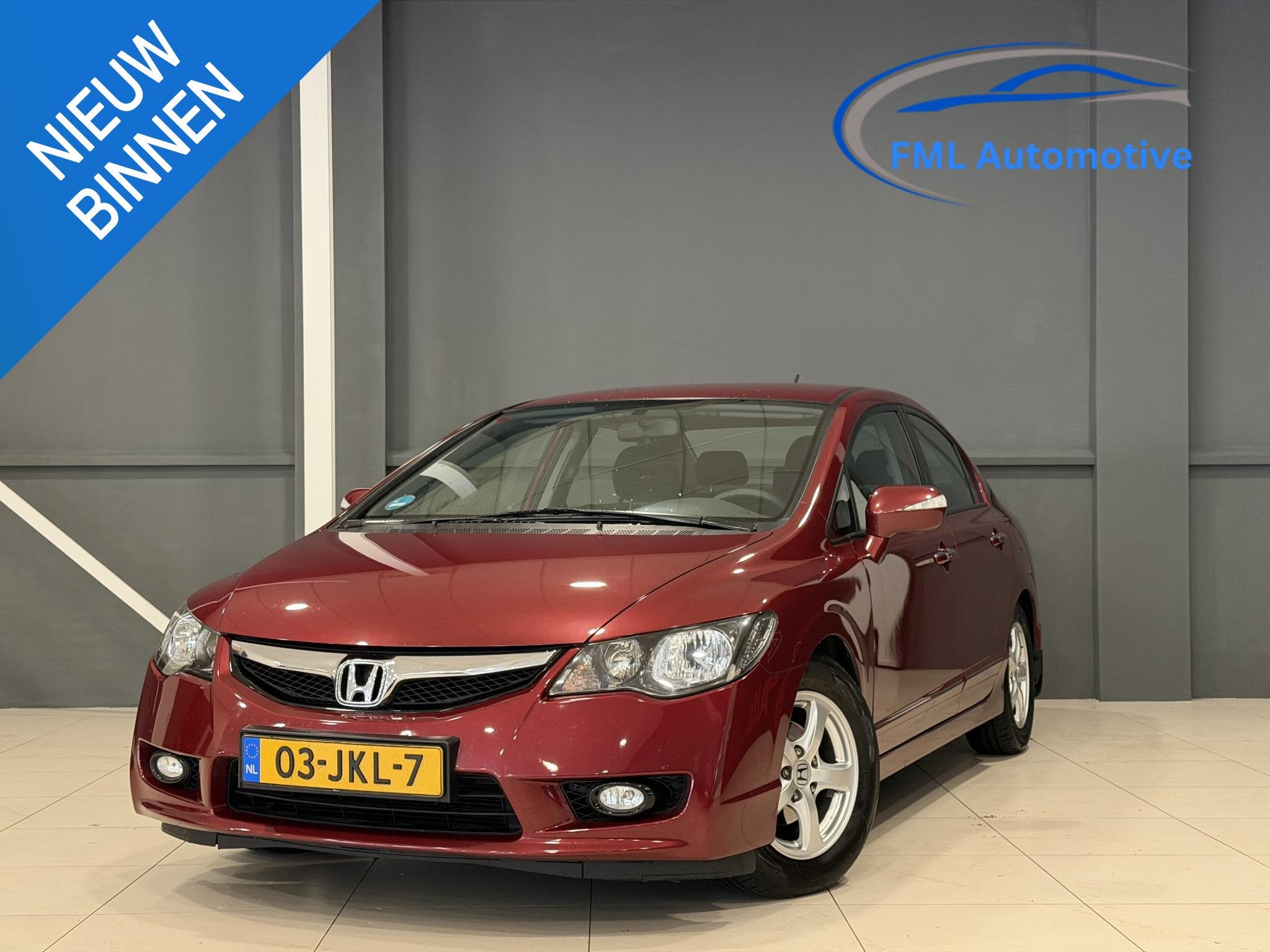 Honda Civic 1.3 Hybrid | Trekhaak | NAP! | Volledig onderhou, Auto's, Honda, Stof, Gebruikt, 4 cilinders, 116 pk