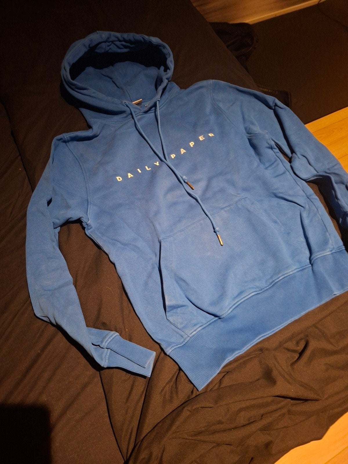 Daily Paper blauwe hoodie - Maat XS, Kleding | Heren, Ophalen of Verzenden, Gedragen, Daily Paper