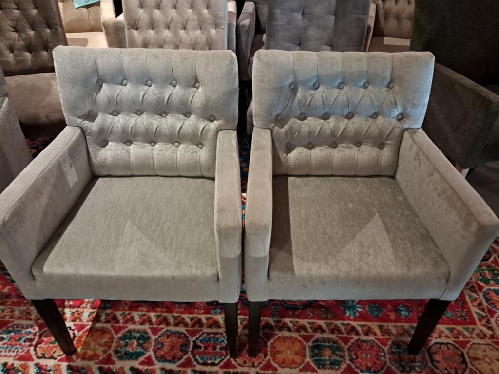 Laatste set! Eetkamer stoelen VAN €480 VOOR €175, Ophalen, Gebruikt, Twee, Modern, Klassiek, Velvet