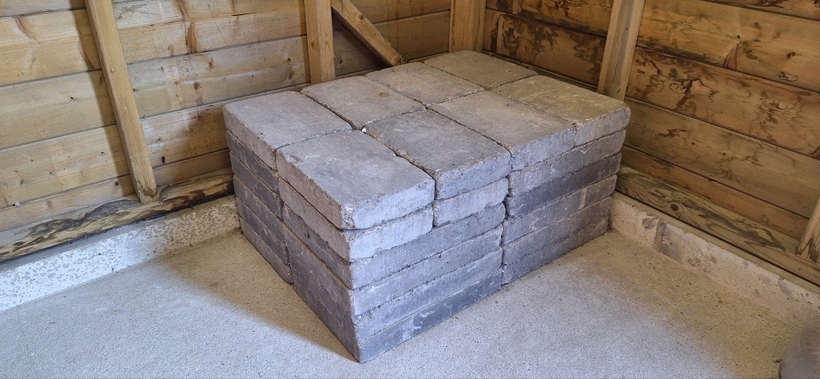 tuin tegels, Tuin en Terras, Ophalen, Gebruikt, Beton, Klinkers