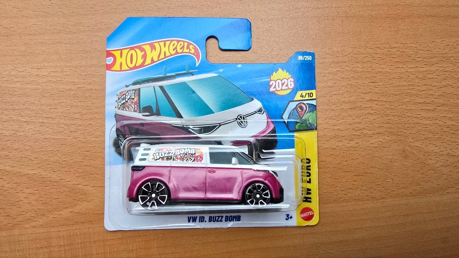 Hot Wheels VW ID. Buzz 2026 HW Euro 4/10, Ophalen of Verzenden, Nieuw