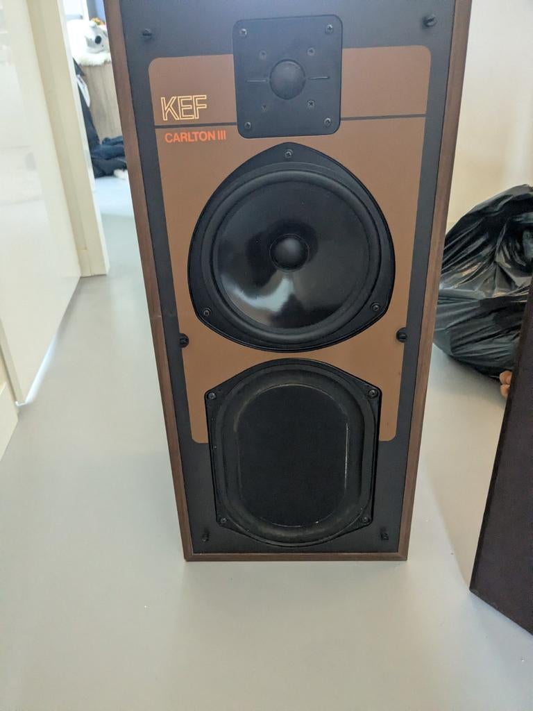 Kef carlton 3, Audio, Tv en Foto, Luidsprekers, Overige merken, Gebruikt, Ophalen of Verzenden, 60 tot 120 watt