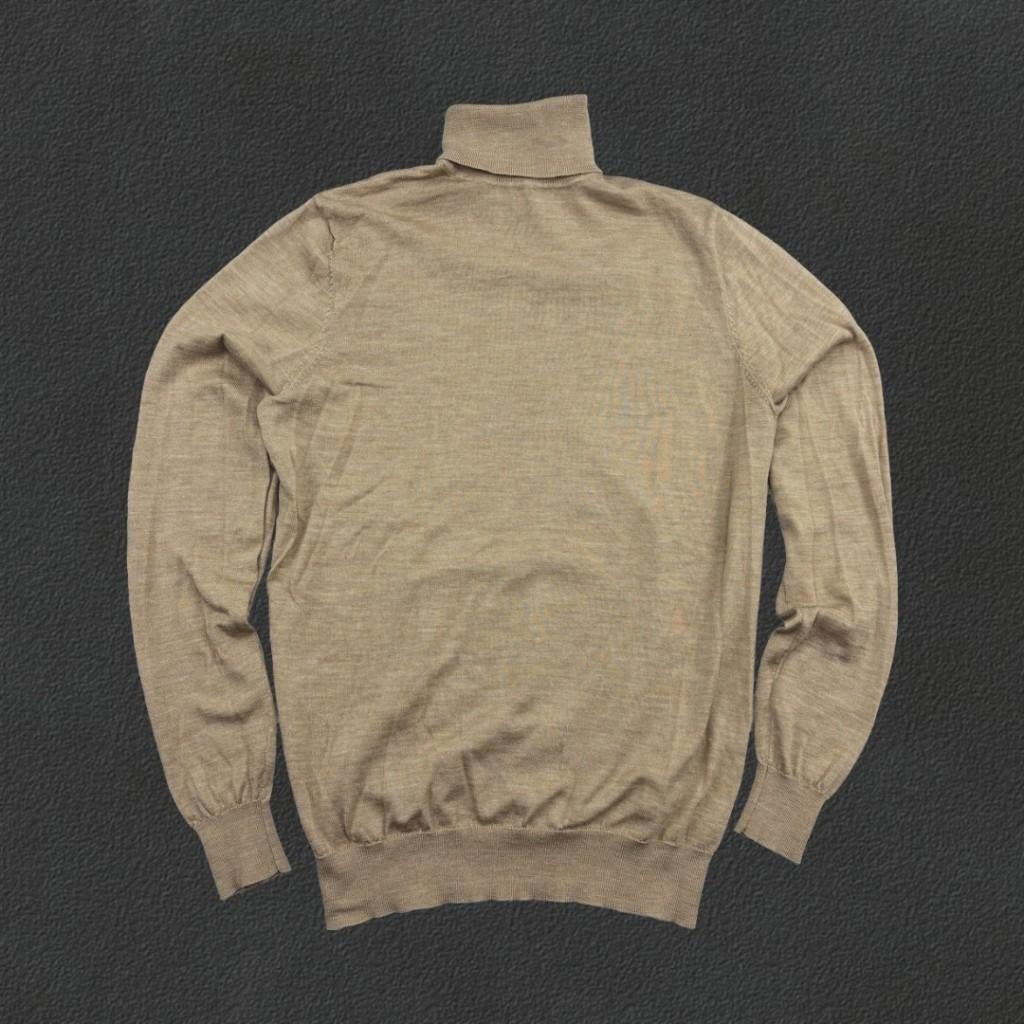(1078) Lichtbruine Suitsupply coltrui - Heren S - Zeer goed, Beige, Ophalen of Verzenden, Zo goed als nieuw, Maat 46 (S) of kleiner