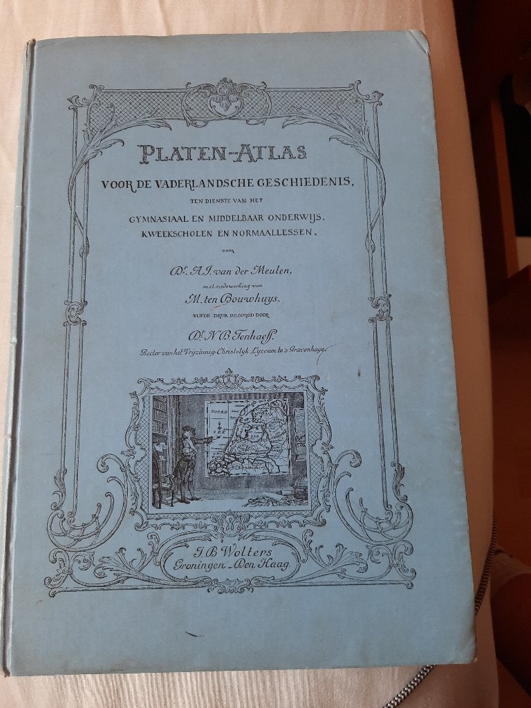 Platen-atlas voor de vaderlandsche geschiedenis vijfde druk, Antiek en Kunst, Antiek | Boeken en Bijbels, Ophalen of Verzenden