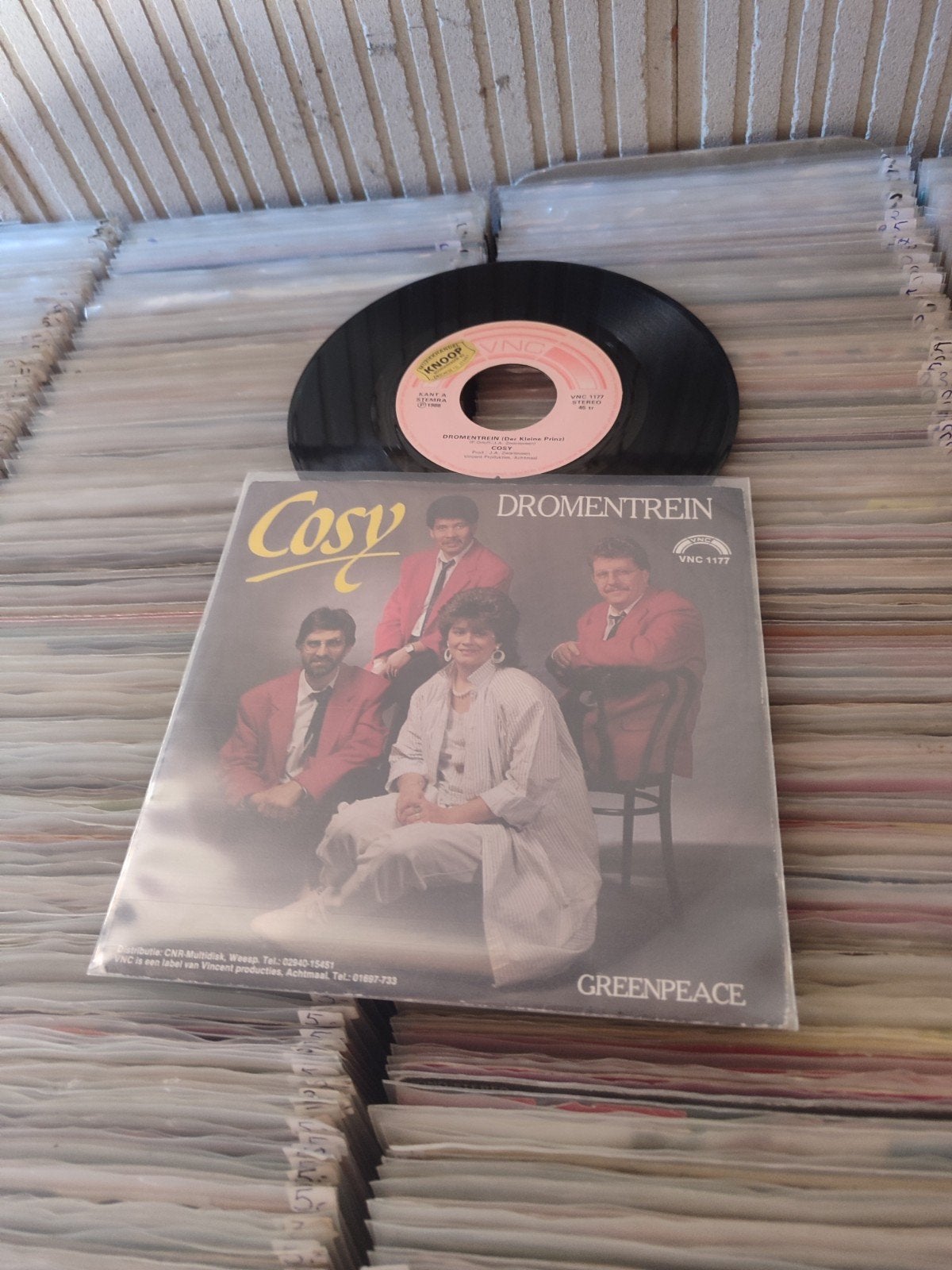 Cosy dromentrein, Cd's en Dvd's, Vinyl | Nederlandstalig, Ophalen of Verzenden, Zo goed als nieuw, Overige formaten, Levenslied of Smartlap