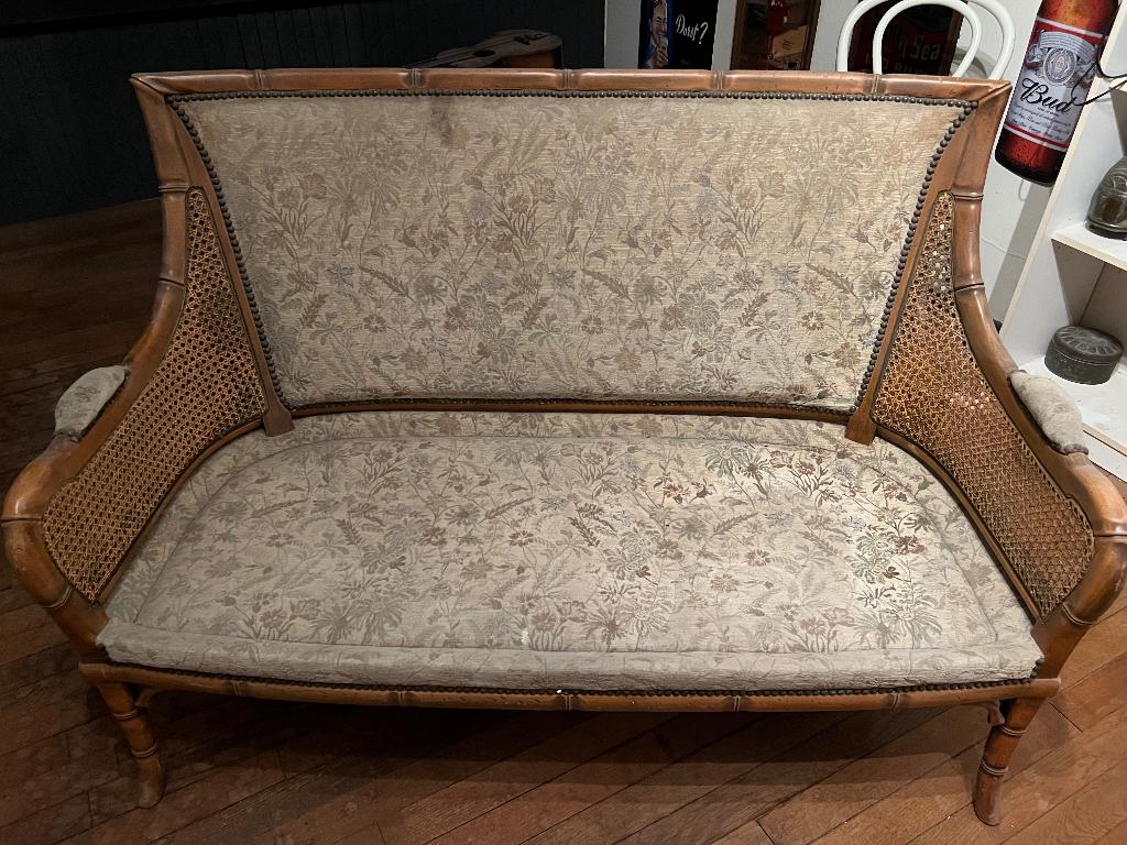 Vintage antiek bankje, Ophalen