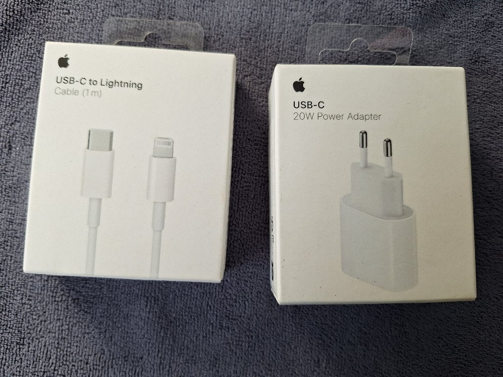 Apple 20W Power adapter - USB-C - Snellader iPhone – Wit, Ophalen of Verzenden, Nieuw, Apple, Snellader