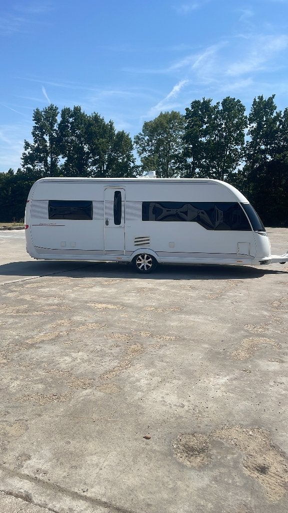 Hobby premium 560cfe bj 2013, Caravans en Kamperen, Schokbreker, Rondzit, Hobby, Frans bed