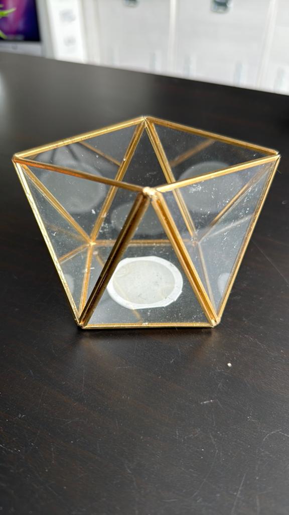 Waxinelichthouder, Ophalen of Verzenden, Nieuw, Overige materialen, Minder dan 25 cm