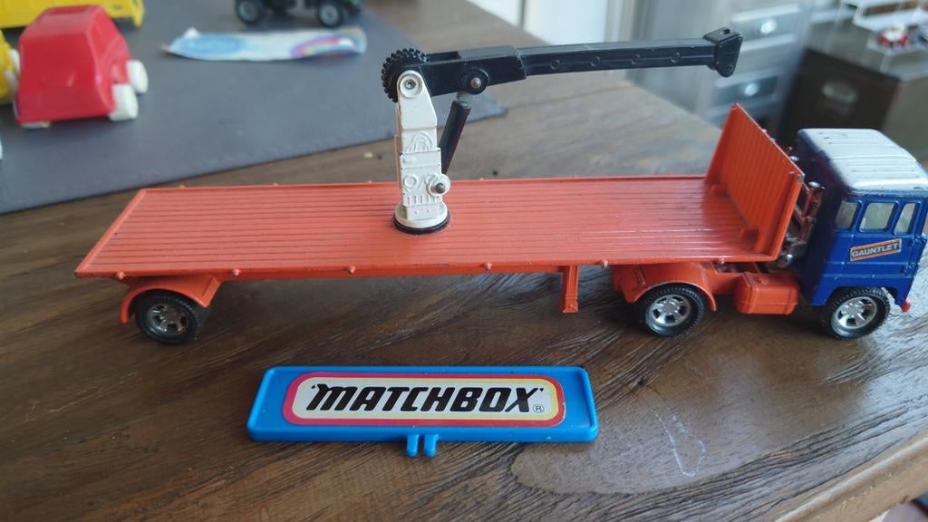 Matchbox Super Kings K-33 Scammell Takeltrailer, Ophalen of Verzenden, Gebruikt, Bus of Vrachtwagen, Matchbox