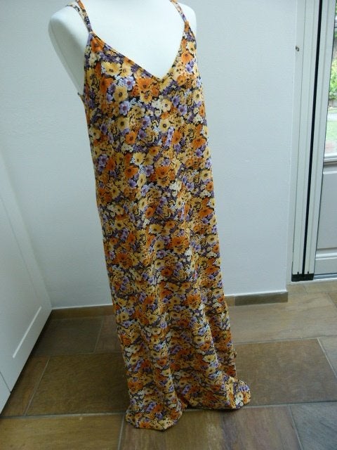 Zomerse jurk bloemen spaghettibandjes H&M maat M, Maat 38/40 (M), H&M, Overige kleuren, Ophalen of Verzenden