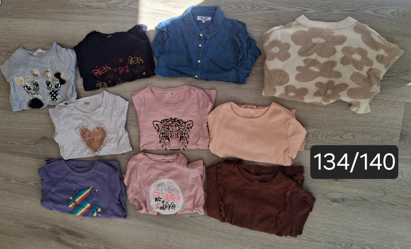 Compleet kledingpakket 20 stuks meisje maat 134/140, Meisje, Zo goed als nieuw, Jurk of Rok, Diverse merken