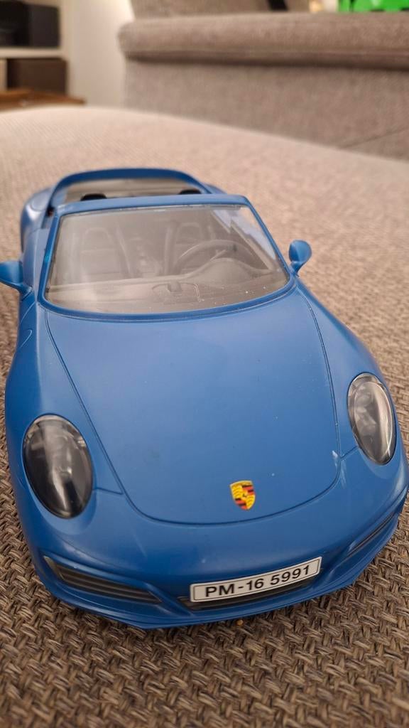 Playmobil Porsche 911 Targa 4S - Blauw Speelgoedauto, Ophalen of Verzenden, Zo goed als nieuw