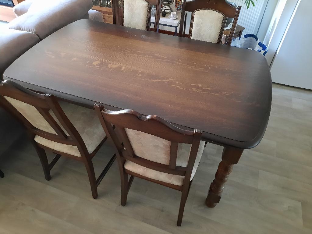 eetkamer set, Ophalen, Zo goed als nieuw, 4 tot 6 stoelen