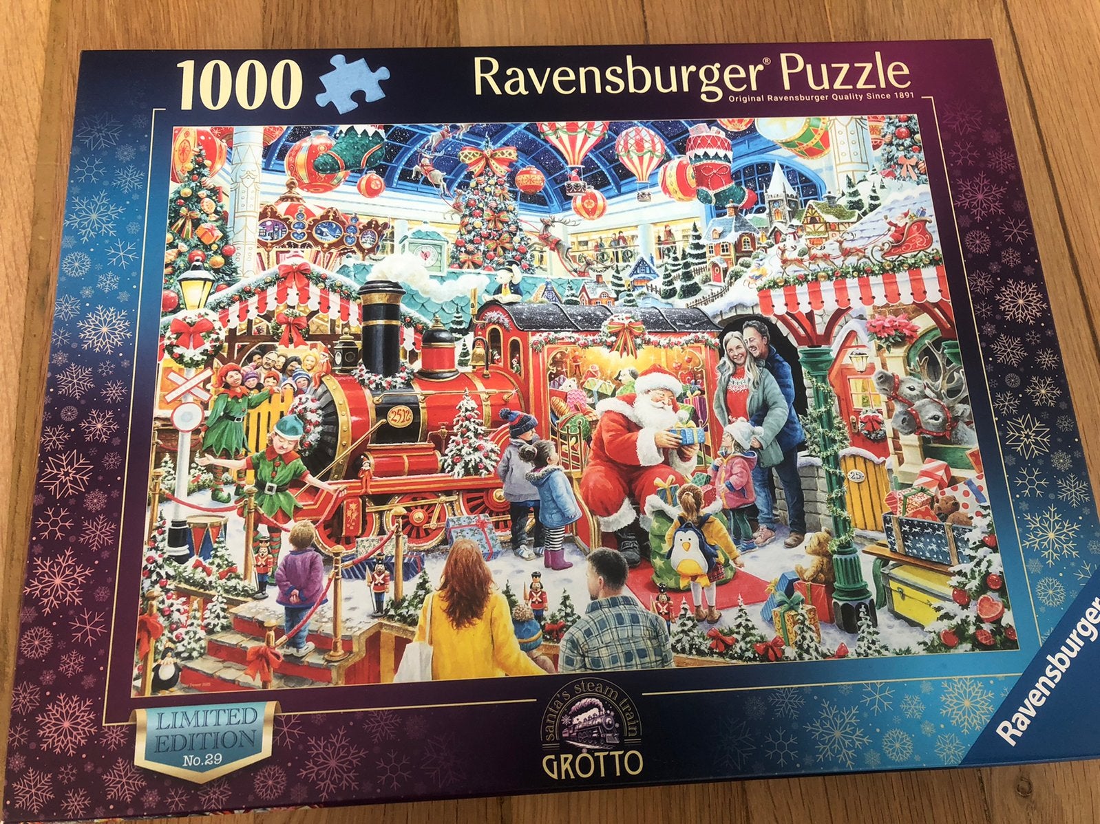 Ravensburger puzzel 1000 🧩 Kerst, Ophalen of Verzenden, 500 t/m 1500 stukjes, Zo goed als nieuw