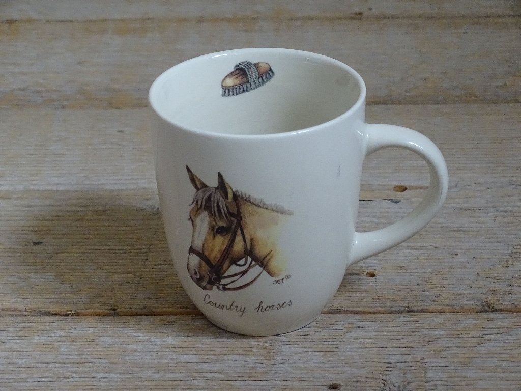 Servies, Jet (by Ter Steege), COUNTRY HORSES, z.g.a.n., Huis en Inrichting, Keuken | Servies, Ophalen of Verzenden, Zo goed als nieuw