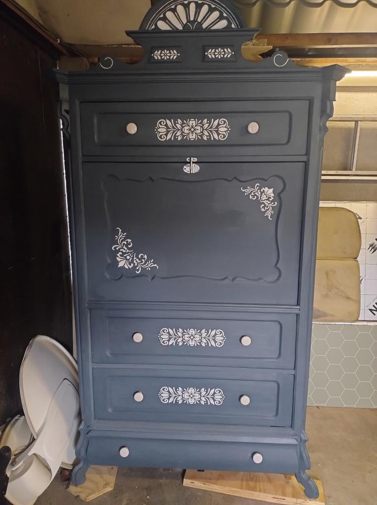 Secretaire, kast, knutselkast, dressoir, bureau, boerenkast, Ophalen, Gebruikt, 25 tot 50 cm, Minder dan 100 cm