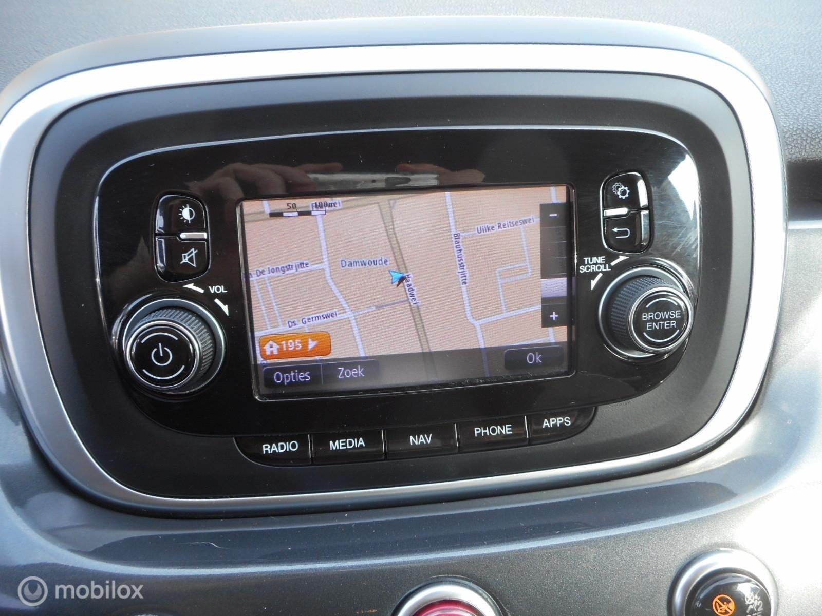 Fiat 500 X 1.4 Turbo MultiAir 140 Lounge TREKHAAK+DAKRAILS+L, Auto's, Gebruikt, 4 cilinders, 500X, Origineel Nederlands