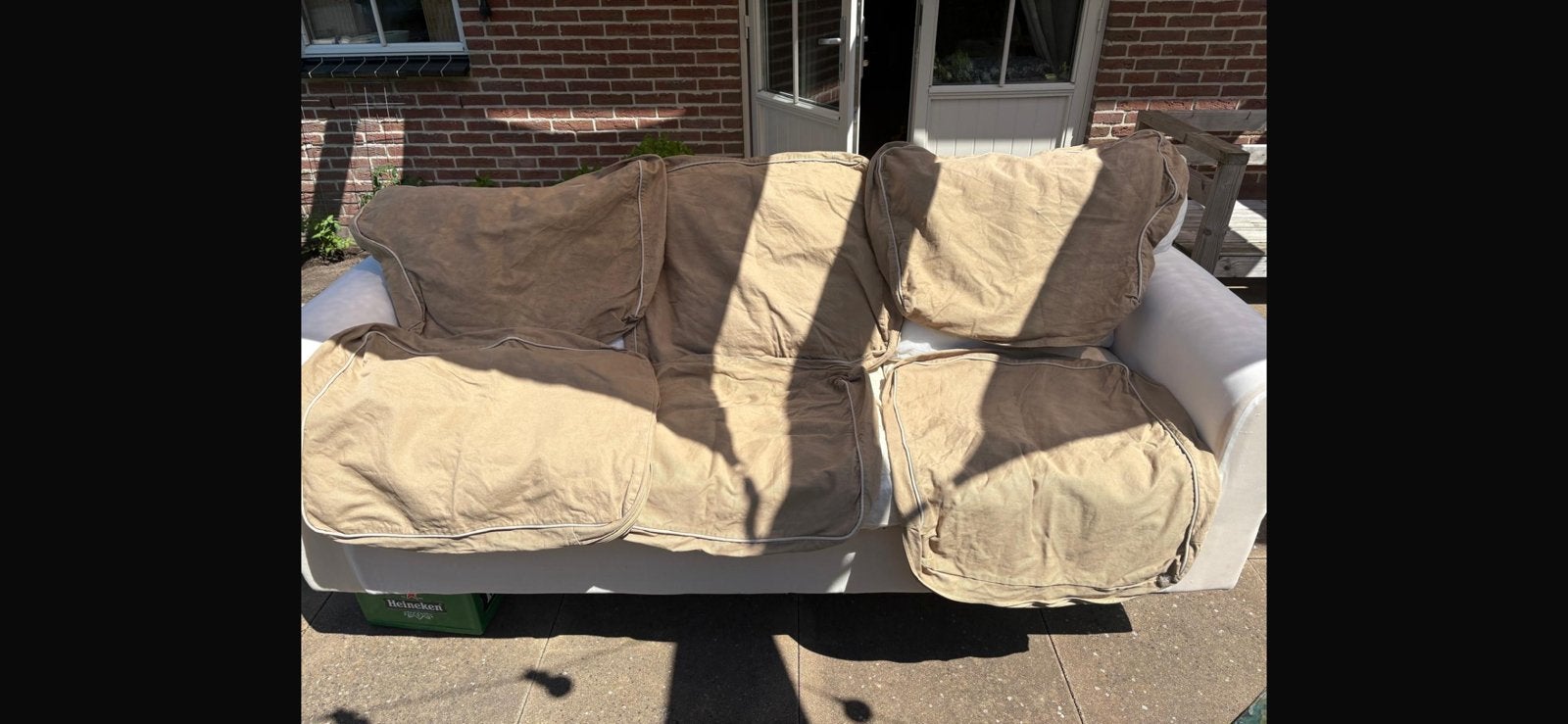 GRATIS AF TE HALEN! Ektorp 3 zits bank, Ophalen, Gebruikt, Tweepersoons, 75 tot 100 cm