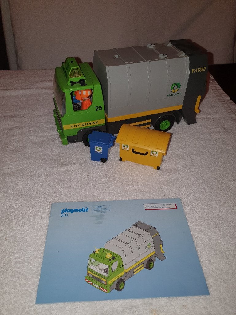 Playmobil vuilnisauto, Ophalen, Zo goed als nieuw