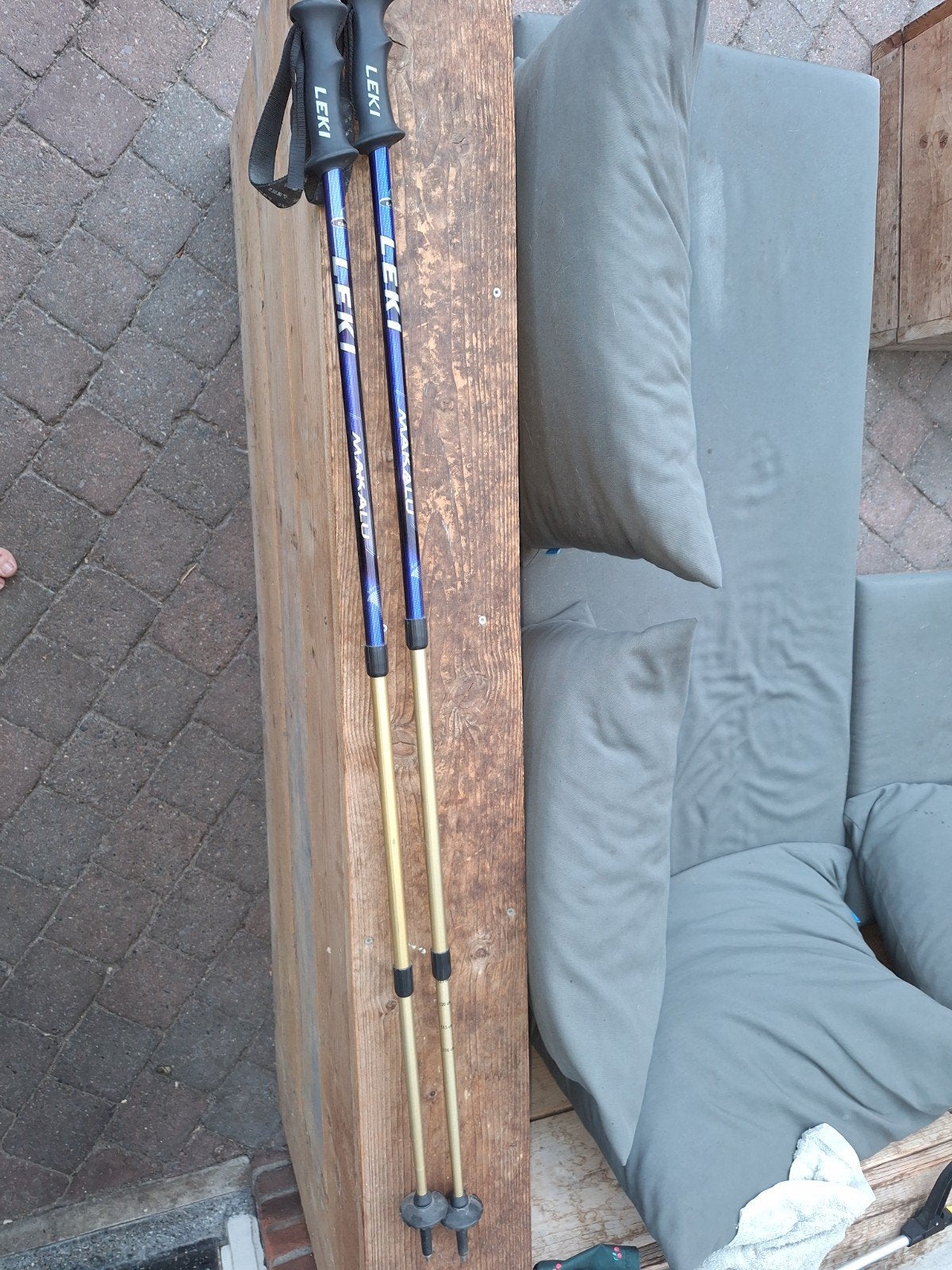 Leki Makalu Wandelstokken - Gebruikt, Sport en Fitness, Ophalen, Gebruikt, Wandelstok