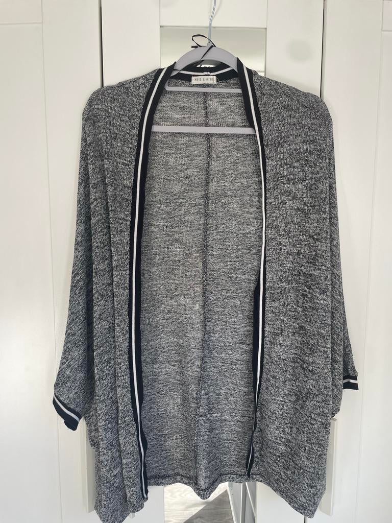 Meis & Mint Grijs Vest XS - Zo goed als nieuw, Kleding | Dames, Ophalen, Zo goed als nieuw, Maat 34 (XS) of kleiner, Grijs