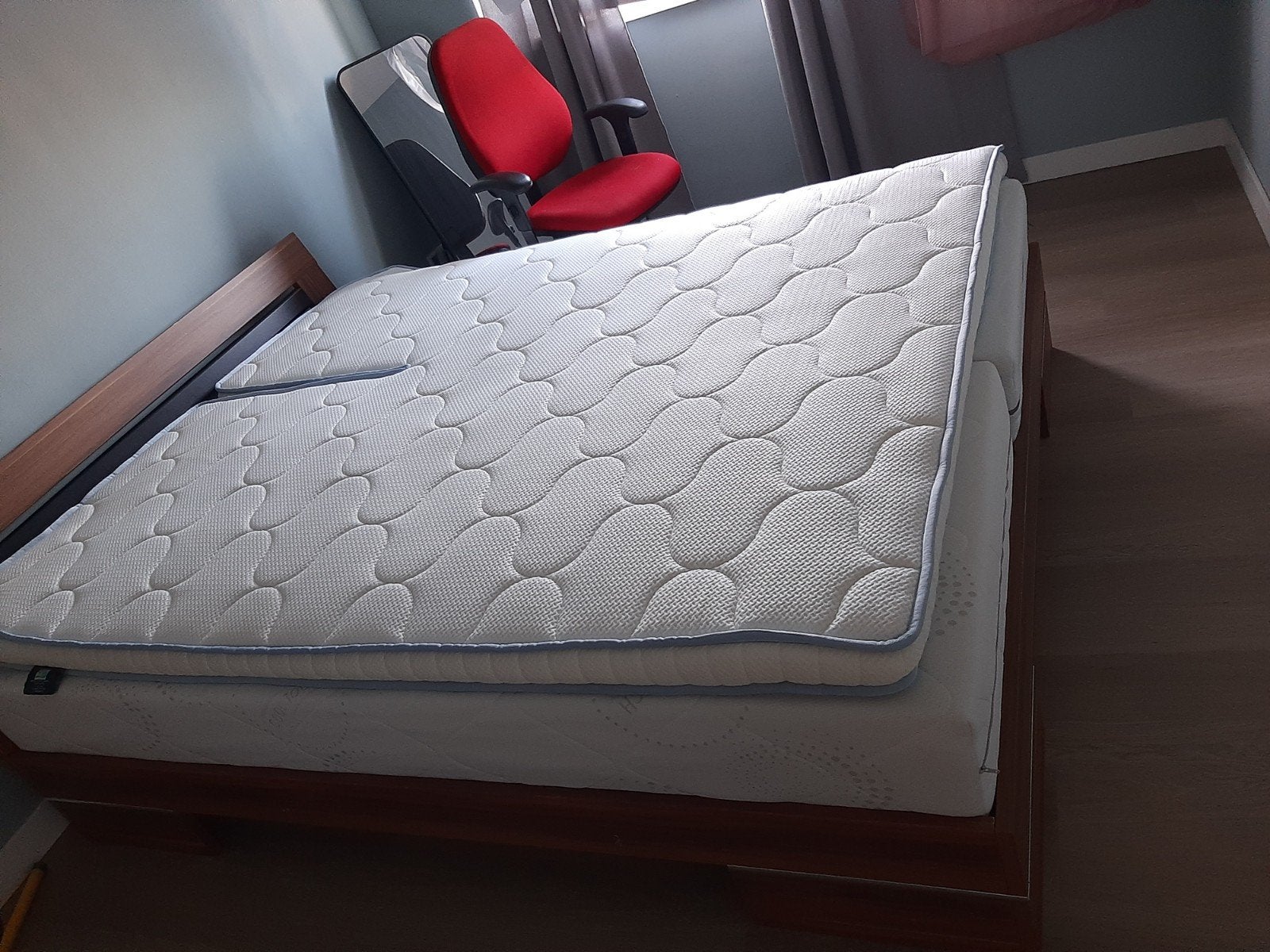 Gazella breeze 1 split topper van swiss sense, Ophalen, Tweepersoons, Zo goed als nieuw, 180 cm