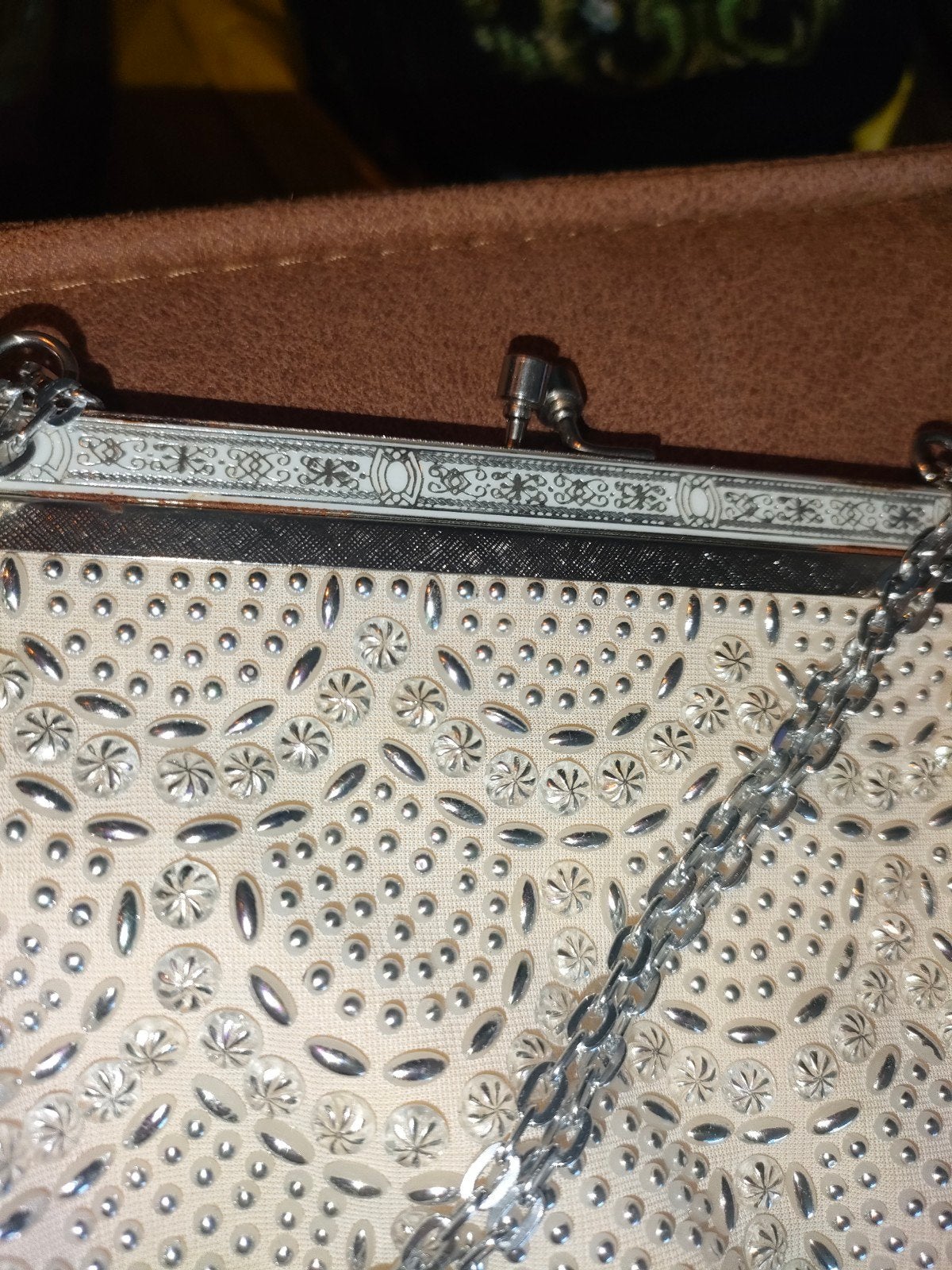 mooi vintage kralentasje/bruidstasje, Antiek en Kunst, Ophalen of Verzenden
