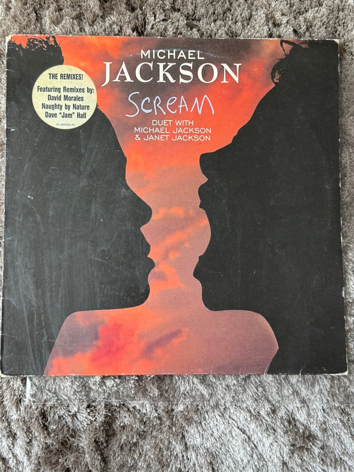 Michael Jackson – Scream 12” vinyl maxi single, Ophalen of Verzenden, 1990 - 1999, Gebruikt, 12 inch