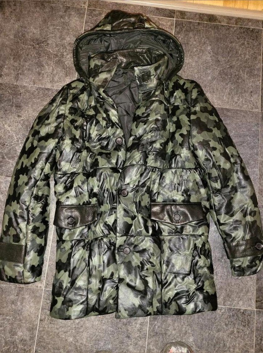 MLCY Sports Camouflage Winterjas Maat M, Maat 38/40 (M), Verzenden, Gedragen, Groen