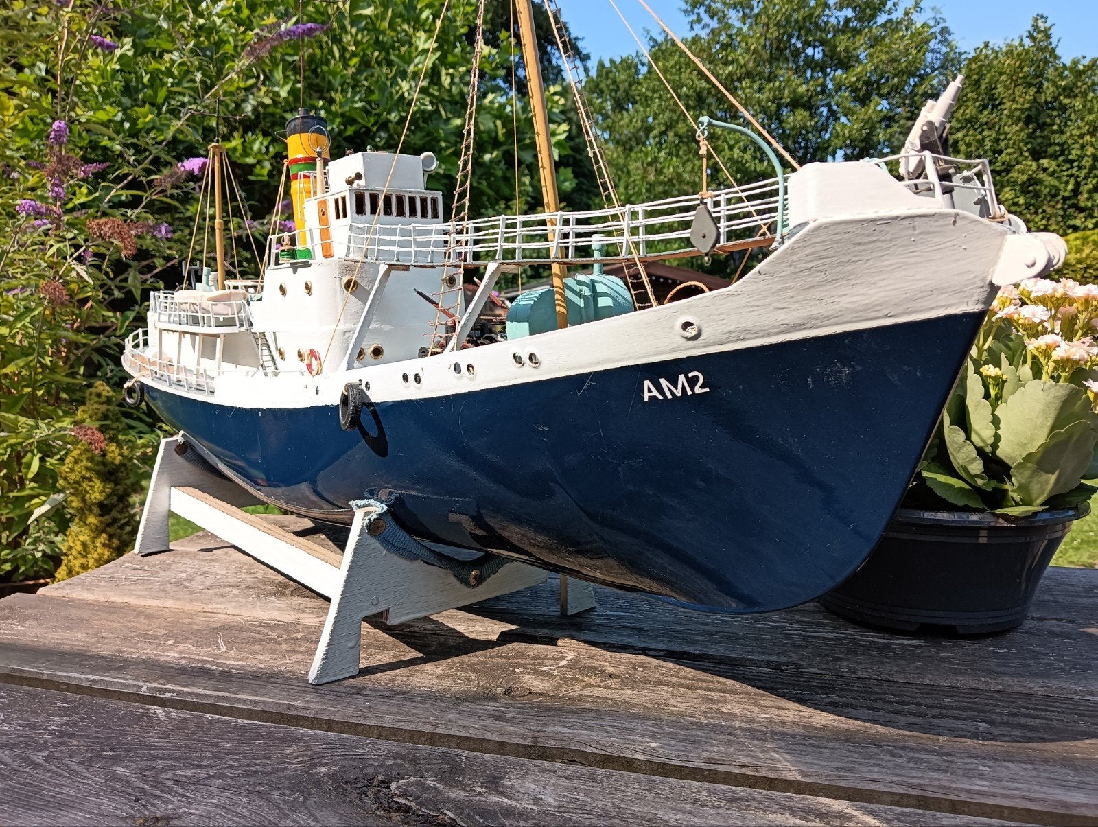 Walvisvaarder Rau...boot schip, Ophalen, Zo goed als nieuw