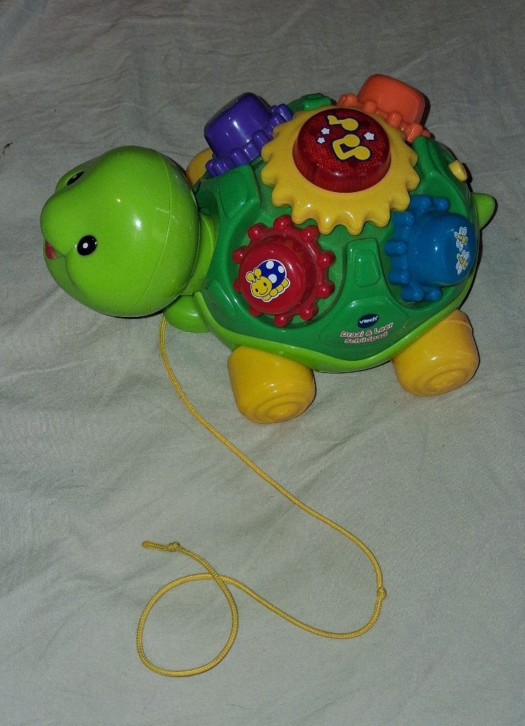 babyspeelgoed is de VTech Draai & Leer Schildpad, Kinderen en Baby's, Speelgoed | Vtech, Ophalen of Verzenden, Zo goed als nieuw