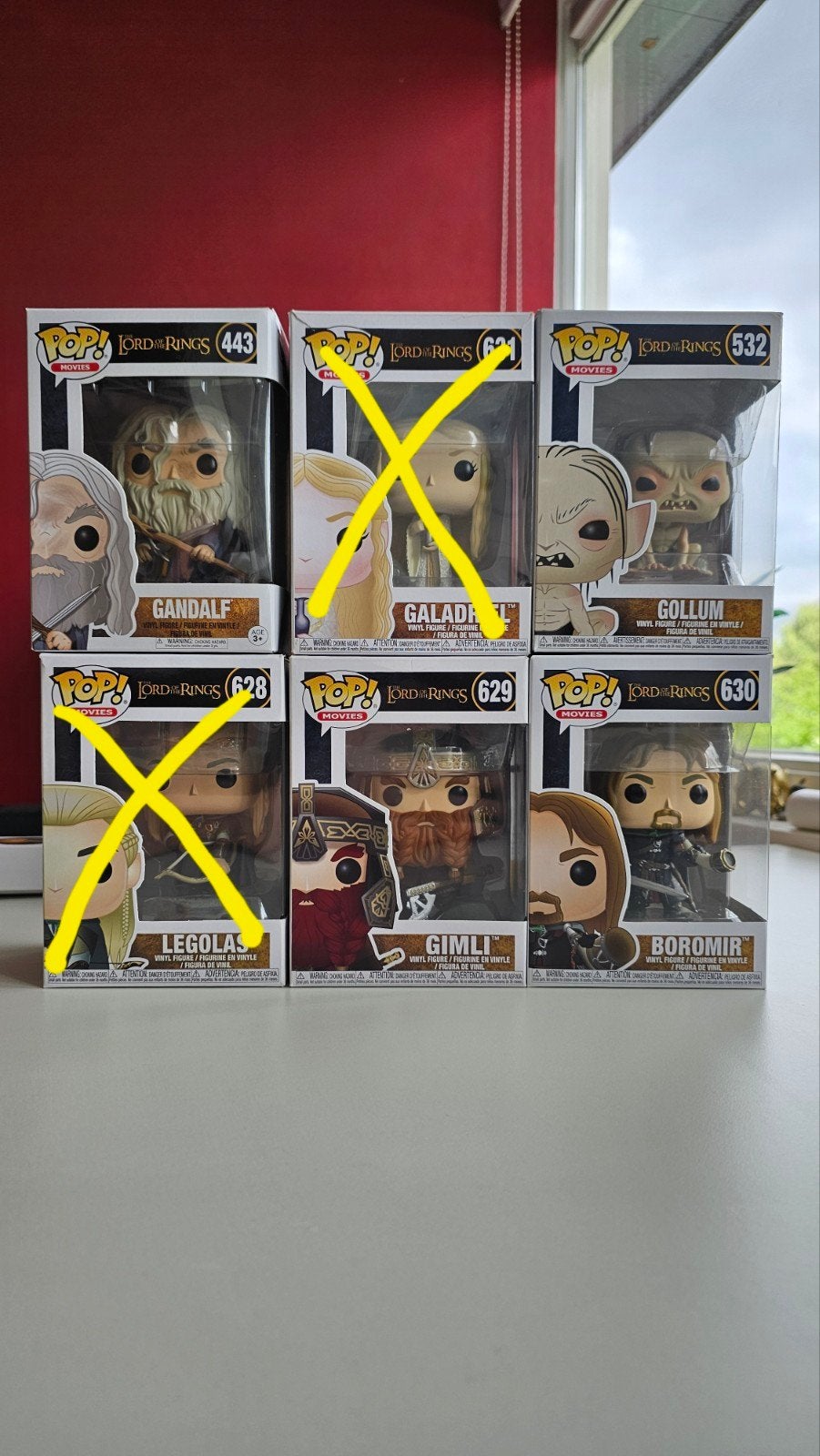 Lord Of The Rings Funko Pops, Verzenden, Zo goed als nieuw