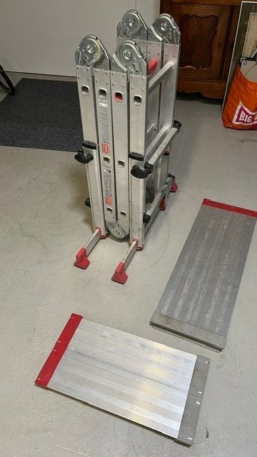 Altrex All-in-One vouwladder 4 X 3 met loopbordes, Doe-het-zelf en Verbouw, Ladders en Trappen, Ophalen, Gebruikt, Ladder, Opvouwbaar of Inschuifbaar