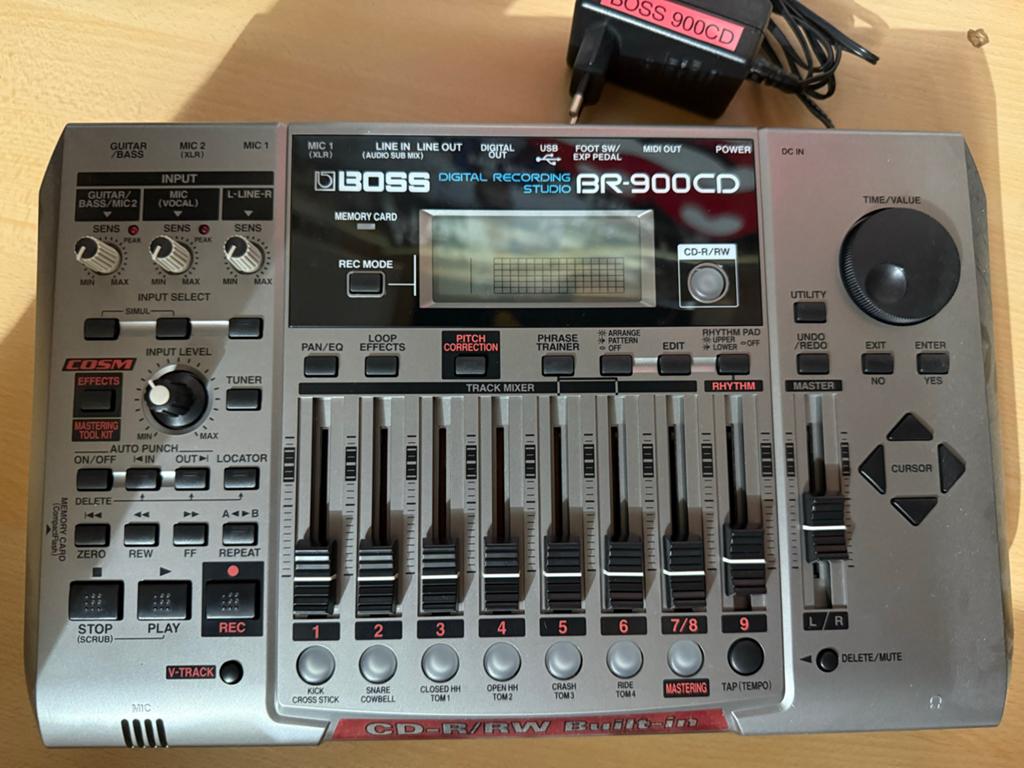 BOSS BR-900CD Digitale Opnamestudio met CD-brander, Muziek en Instrumenten, Mengpanelen, Ophalen of Verzenden, Zo goed als nieuw