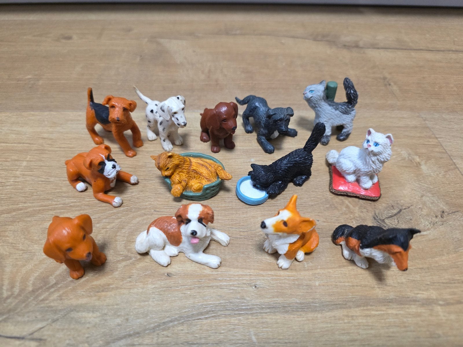 Puppy en Kitty in my pocket - vintage figuurtjes MEG 1994, Verzamelen, Ophalen of Verzenden, Gebruikt