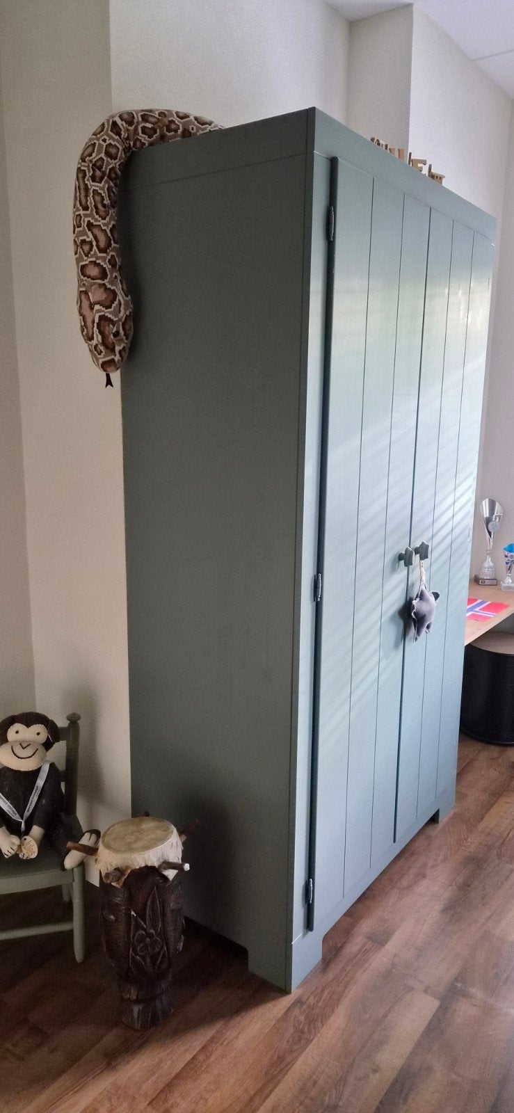 Kledingkast Nikki, Ophalen, 100 tot 150 cm, 50 tot 75 cm, Met lade(s)