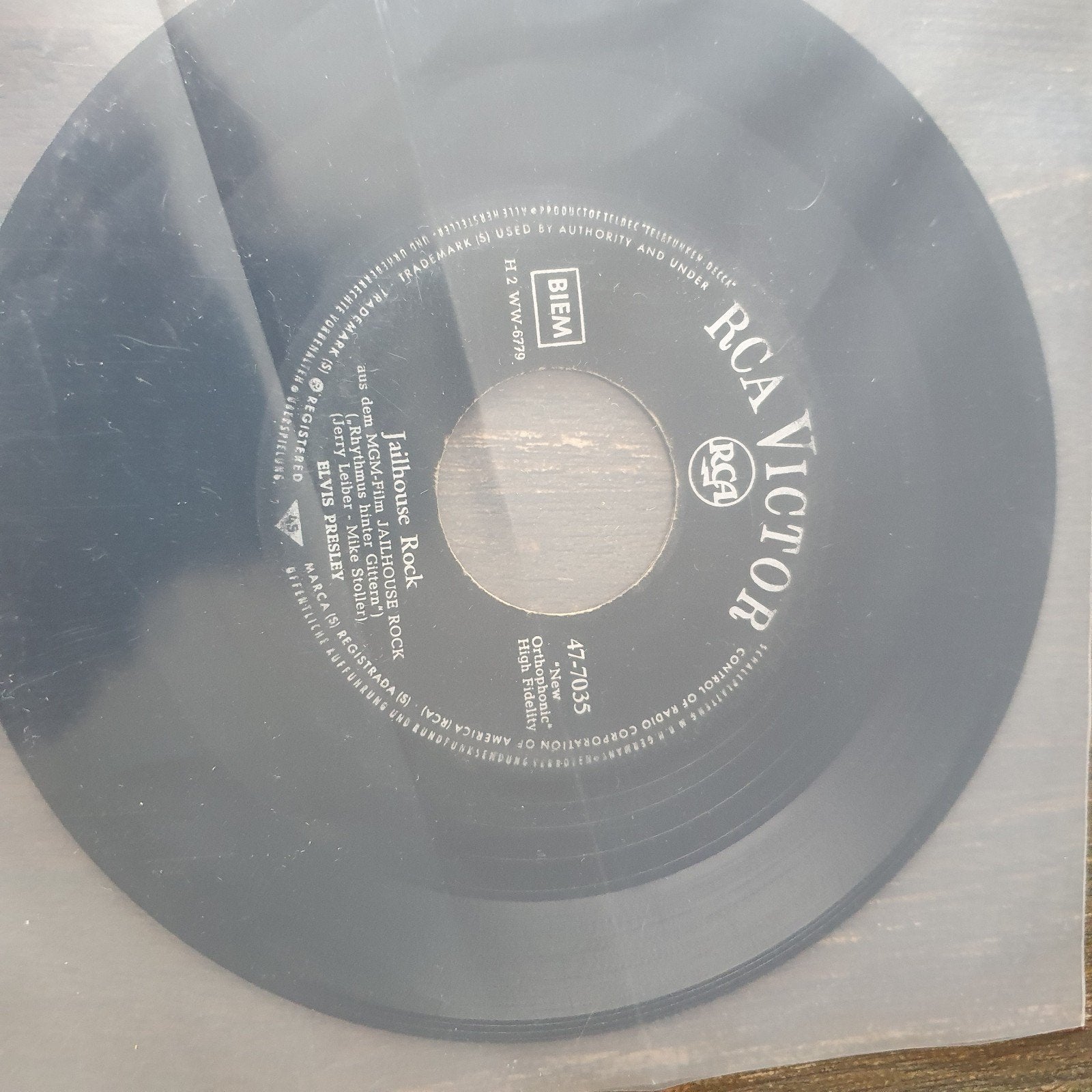 Elvis Presley - Jailhouse Rock / Treat Me Nice (Vinyl), Cd's en Dvd's, Ophalen, Gebruikt, 7 inch, EP
