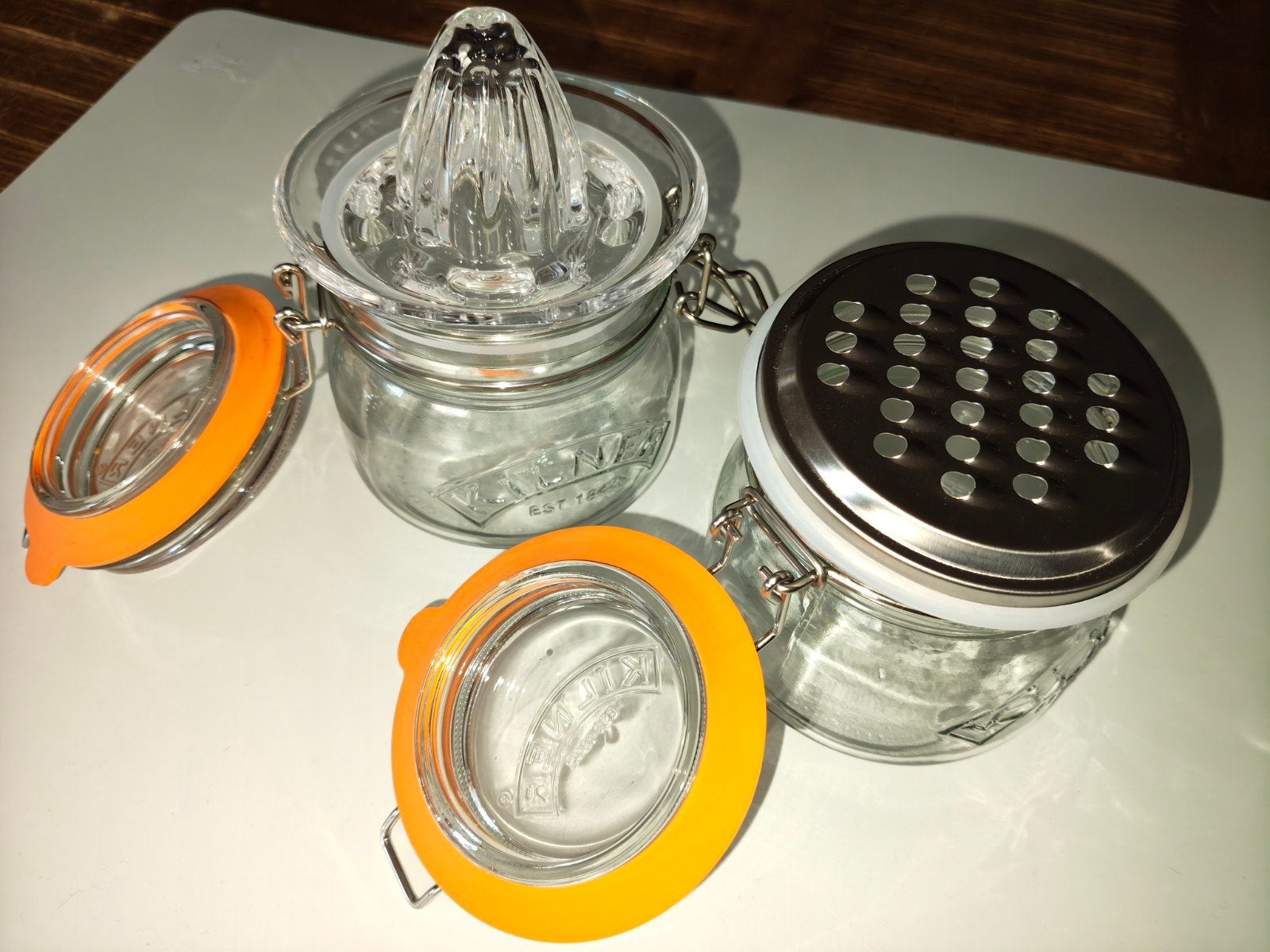Kilner rasp en citruspers groenterasp bewaar weckpotje, Huis en Inrichting, Keuken | Keukenbenodigdheden, Ophalen of Verzenden