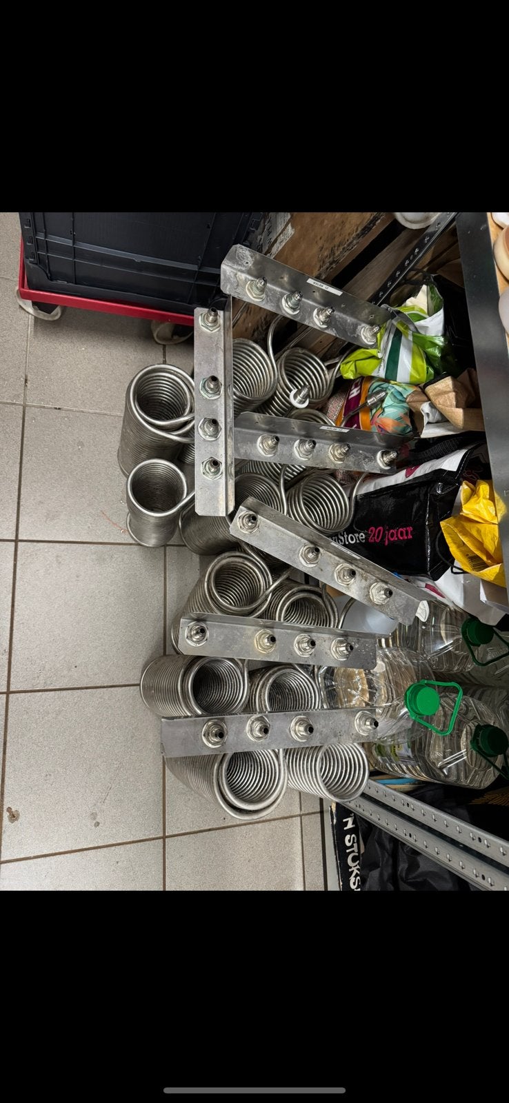 Koelspiralen, mancave, Bierkoeler, thuistap warmtewisselaar, Ophalen, Zo goed als nieuw