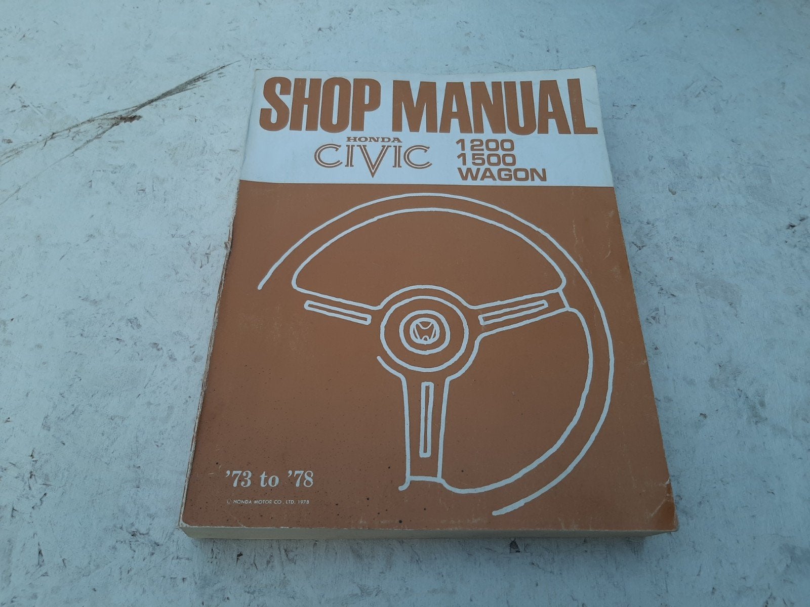 Honda Civic Shop Manual '73-'78 - 1200, 1500, Wagon, Boeken, Ophalen of Verzenden, Gelezen, Honda