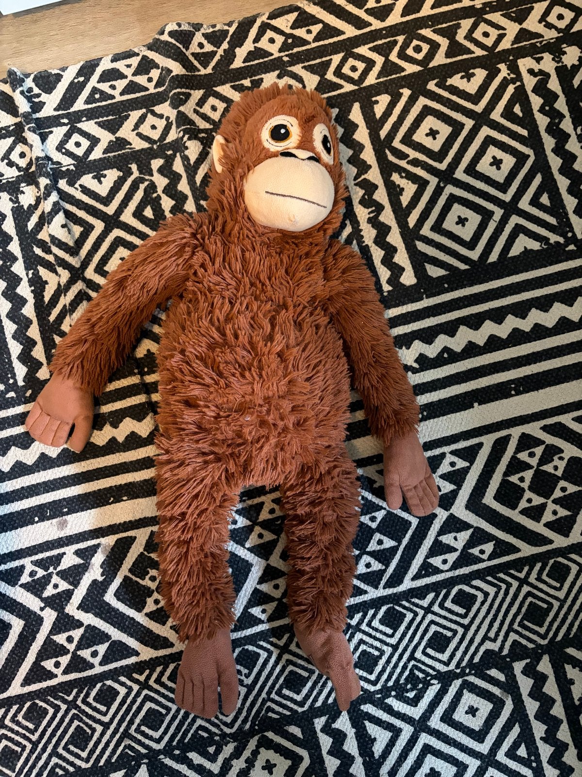 IKEA Aap Knuffel - Zachte Bruine Orang-oetan, Ophalen, Gebruikt, Middelgroot (20 tot 80 cm), Bruin