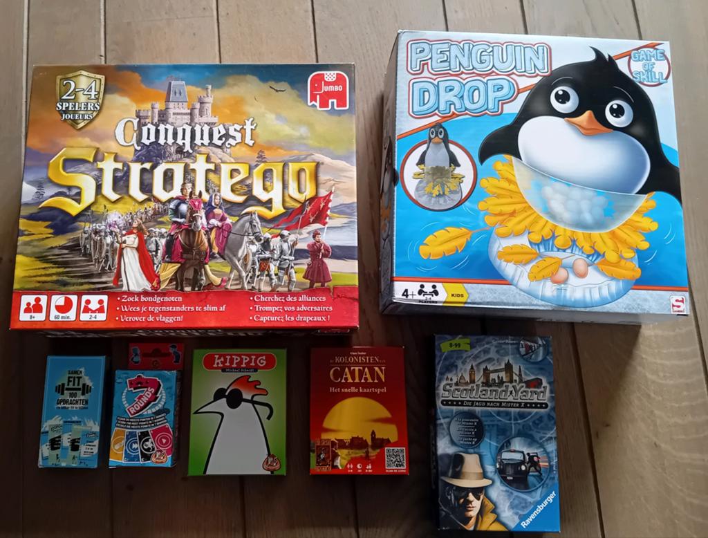 Spellenpakket divers, Hobby en Vrije tijd, Gezelschapsspellen | Kaartspellen, Ophalen of Verzenden, Gebruikt, Diverse